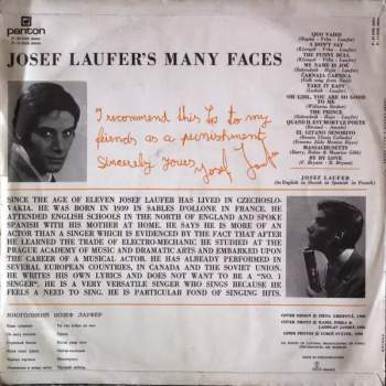 Josef Laufer: Josef Laufer's Many Faces CLR