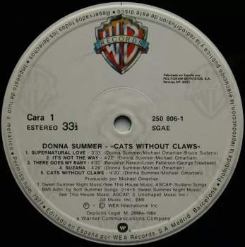 Donna Summer: Cats Without Claws