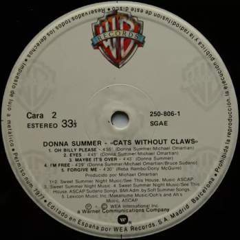 Donna Summer: Cats Without Claws