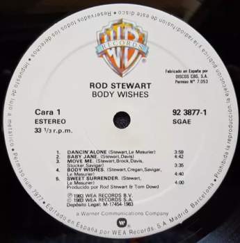 Rod Stewart: Body Wishes