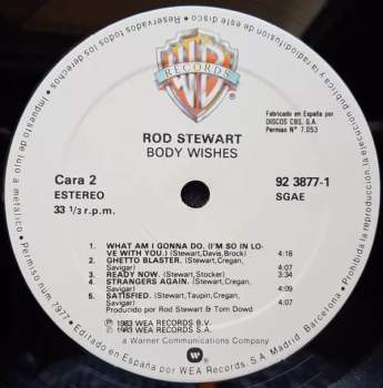 Rod Stewart: Body Wishes