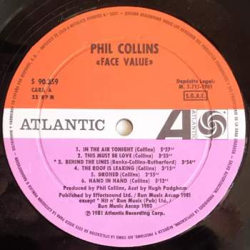 Philip Arthur William Collins: Face Value