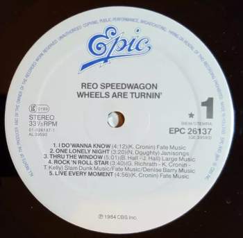 REO Speedwagon: Wheels Are Turnin'