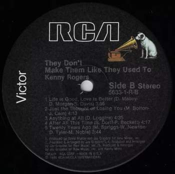 Kenny Rogers: They Don't Make Them Like They Used To