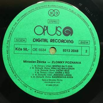 Miroslav Žbirka: Zlomky Poznania