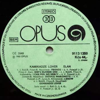 Elán: Kamikadze Lover
