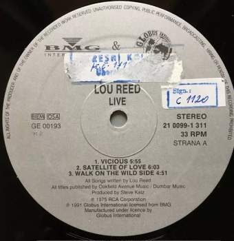 Lou Reed: Lou Reed Live