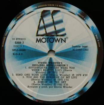 Stevie Wonder: The Original Musiquarium I