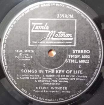 Stevie Wonder: Songs In The Key Of Life (2xLP + 7")