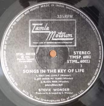 Stevie Wonder: Songs In The Key Of Life (2xLP + 7")