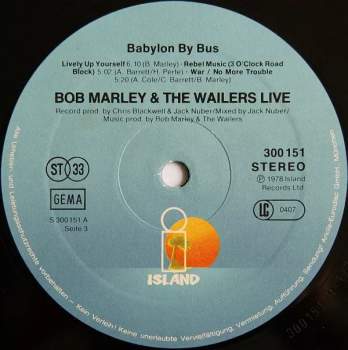 Bob Marley & The Wailers: Babylon By Bus