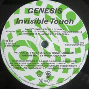 Genesis: Invisible Touch