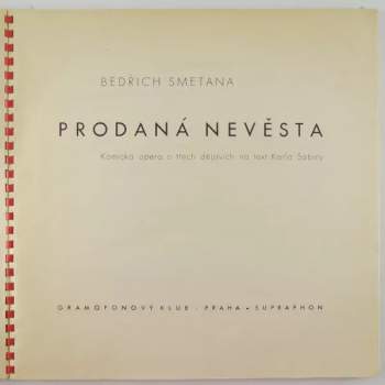 Bedřich Smetana: Prodaná Nevěsta (3xLP+ BOOKLET)