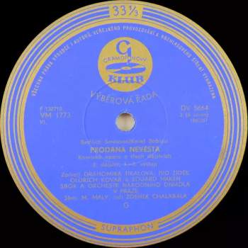 Bedřich Smetana: Prodaná Nevěsta (3xLP+ BOOKLET)