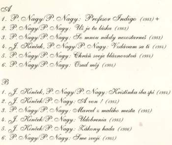 Peter Nagy: Album 1983-89