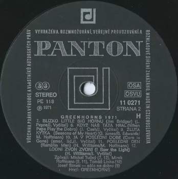Greenhorns: Greenhorns '71