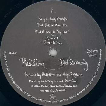 Philip Arthur William Collins: ...But Seriously