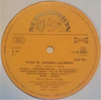 Zdeněk Galuška: Večer Se Zdeňkem Galuškou