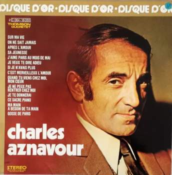 Le Disque D'or De Charles Aznavour