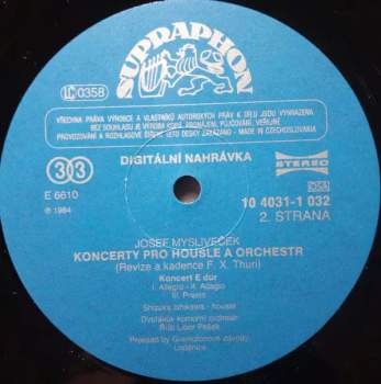 Dvořák Chamber Orchestra: Violin Concertos