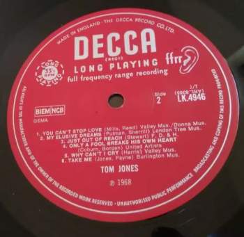 Tom Jones: Delilah CLR