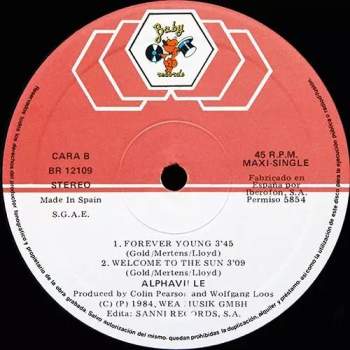 Alphaville: Forever Young = Siempre Joven (Special Dance Mix)