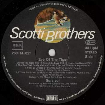 Survivor: Eye Of The Tiger CLR