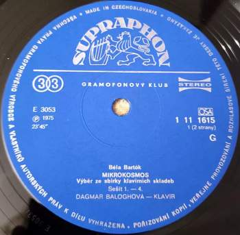 Béla Bartók: Mikrokosmos - (Sbírka Klavírních Skladeb [Výběr])