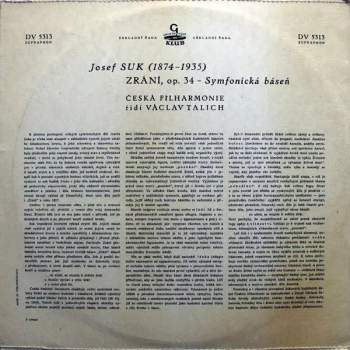 The Czech Philharmonic Orchestra: Zrání, Op. 34 - Symfonická Báseň