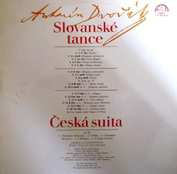 The Czech Philharmonic Orchestra: Slovanské Tance, Česká Suita