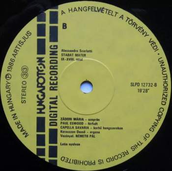 Capella Savaria: Stabat Mater / Flute Sonata In C Minor No. 3