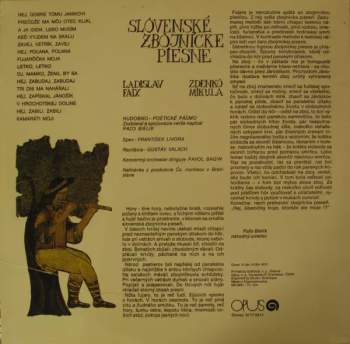 Ladislav Faix: Slovenské Zbojnícke Piesne
