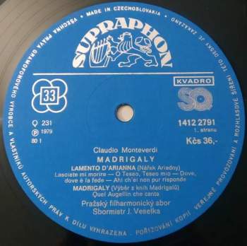 Josef Veselka: Madrigaly