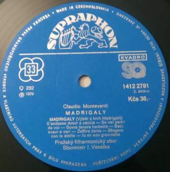 Josef Veselka: Madrigaly