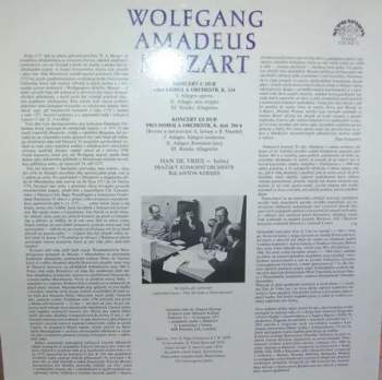 Wolfgang Amadeus Mozart: W.A. Mozart Koncerty Pro Hoboj A Orchestr K.314, K.294 b