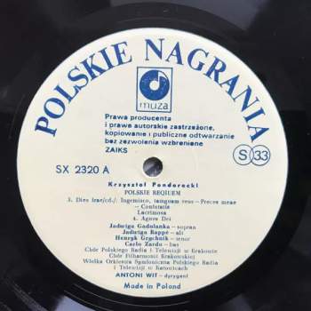 Krzysztof Penderecki: Polskie Requiem = Polish Requiem
