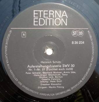 Heinrich Schütz: Auferstehungshistorie SWV 50