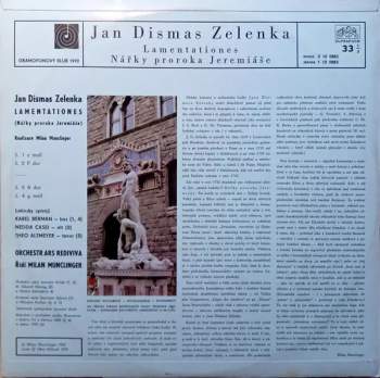 Ars Rediviva Ensemble: Lamentationes Jeremiášovy Nářky