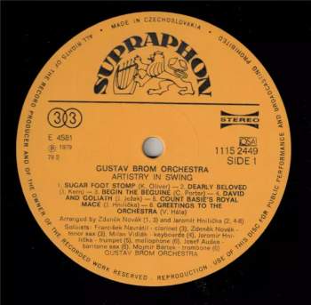 Gustav Brom: Gustav Brom Hraje Swing