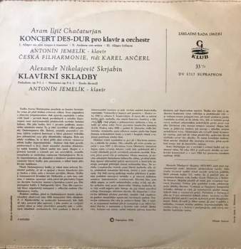 The Czech Philharmonic Orchestra: Koncert Des-Dur Pro Klavír A Orchestr
