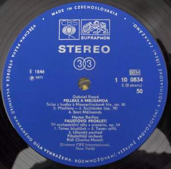 Hector Berlioz: Valčíky Vznešené A Tesklivé / Faustovo Prokletí / Pelléas A Mélisanda