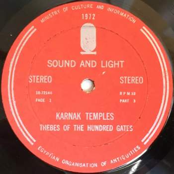 Georges Delerue: Karnak Temples (Thebes Of The Hundred Gates - Sound And Light)