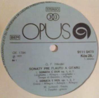 Georg Friedrich Händel: Sonatas For Flute And Guitar