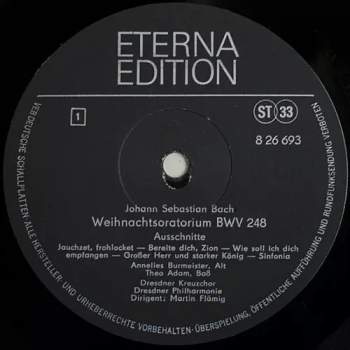 Johann Sebastian Bach: Weihnachtsoratorium (Ausschnitte)