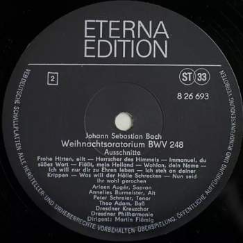 Johann Sebastian Bach: Weihnachtsoratorium (Ausschnitte)