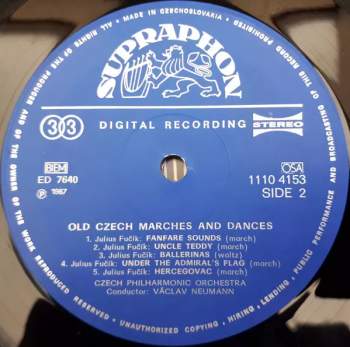 The Czech Philharmonic Orchestra: Old Czech Marches And Dances