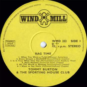 Tommy Burton: Rag Time