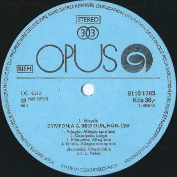 Slovak Philharmonic Orchestra: Symphony No. 86 In D Major / Symphony No. 87 In A Major