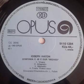 Joseph Haydn: Symphony No. 82 In C Major "L'Ours" + Symphony No. 83 In G Minor "La Poule"