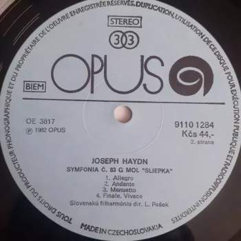 Joseph Haydn: Symphony No. 82 In C Major "L'Ours" + Symphony No. 83 In G Minor "La Poule"